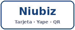 Niubiz (Tarjetas, Yape y QR - Perú)